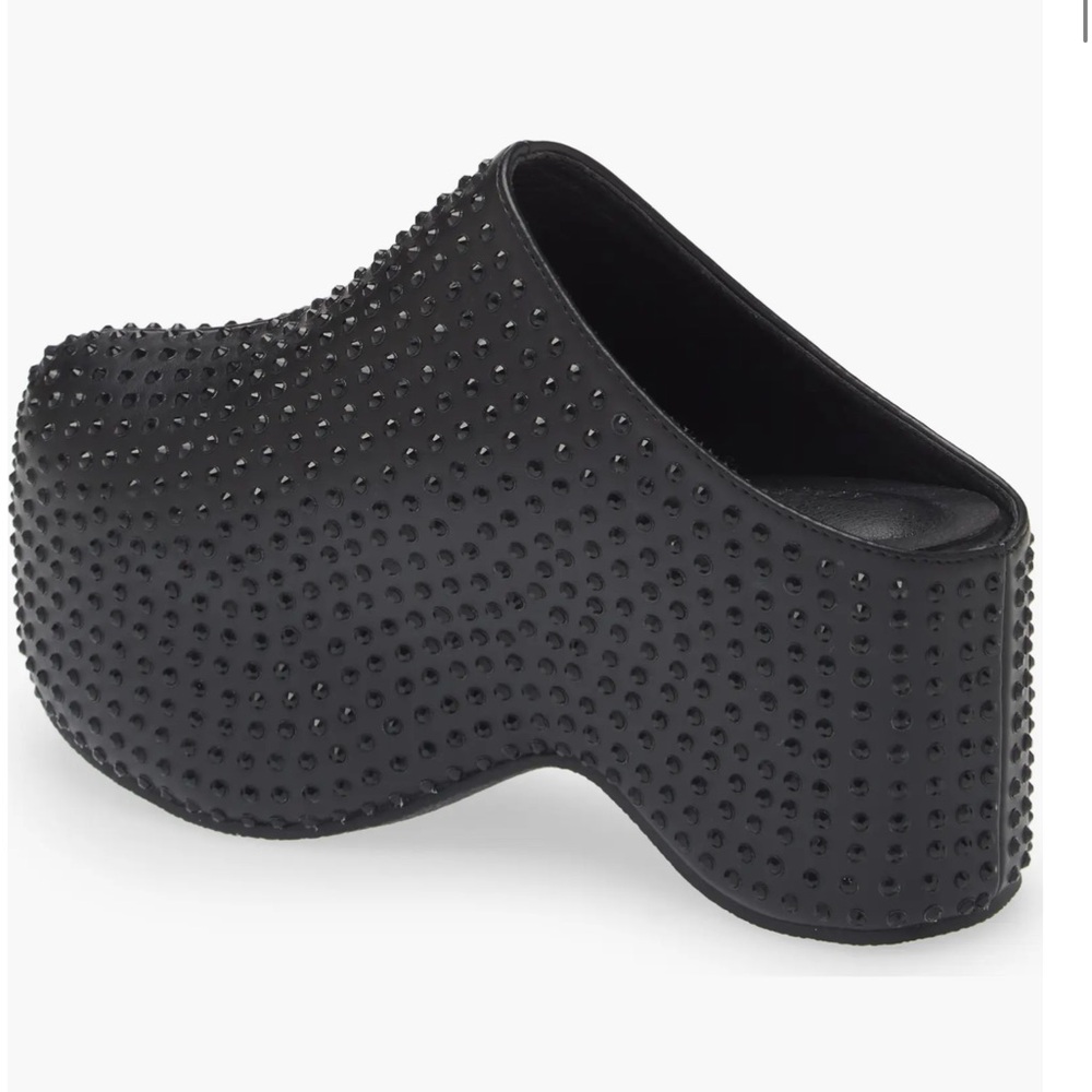 Black Studded Mules - Picture 5 of 9